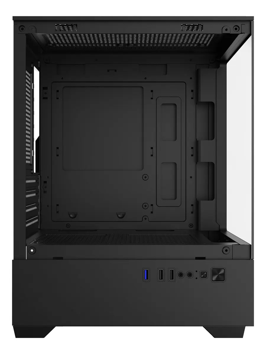 Gabinete Gamer Eva Cosmic 11m Black 3 Ventiladores Argb Micro Atx Negro