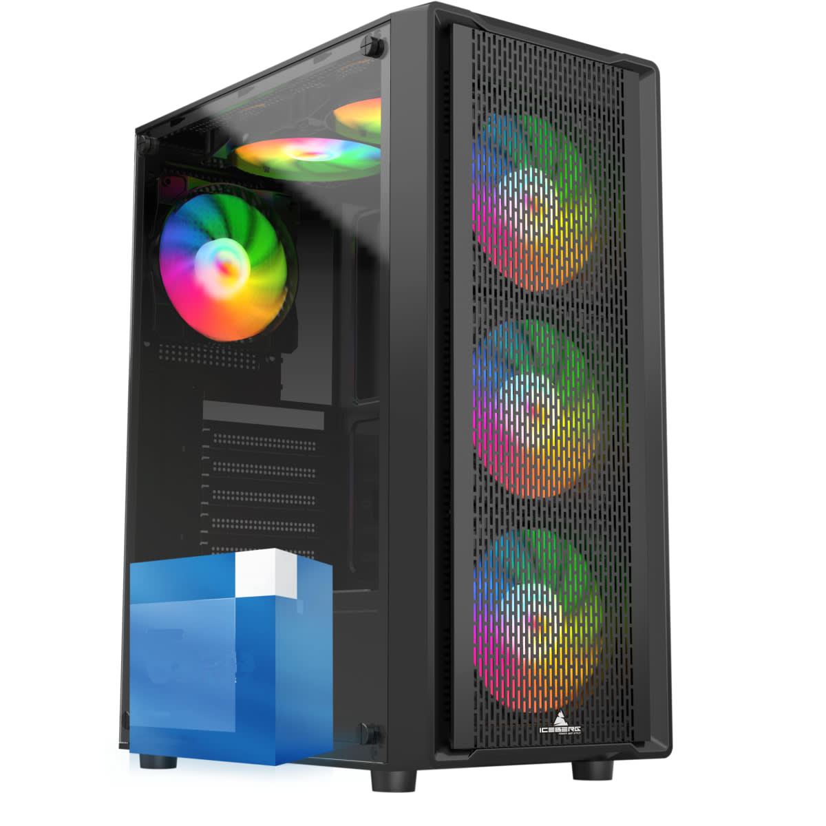 Core i5 12400 DDR4 32GB  Radeon RX 7600 8GB 1TB Flow C Negro RGB